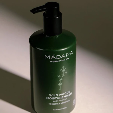 Madara Wild Woods Moisture Wash, gel de ducha y gel lavamanos, 500 ml