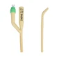 Outline, urologische Foley'a-katheter, tweeweg met kunststof klep en Tiemann-tip, CH 14/5-10 ml, 1 st.