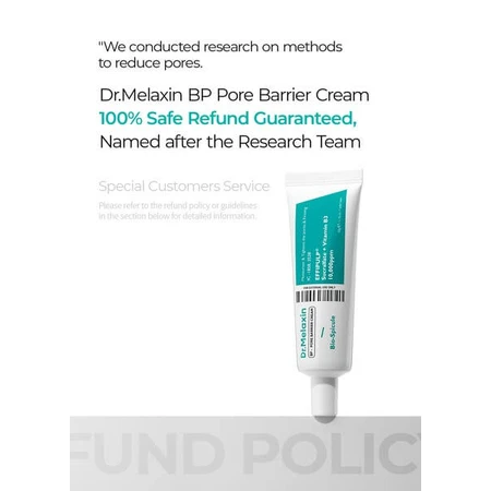 Dr.Melaxin BP Pore Barrier Cream, crema per il restringimento dei pori con bio-spicole, 50 g