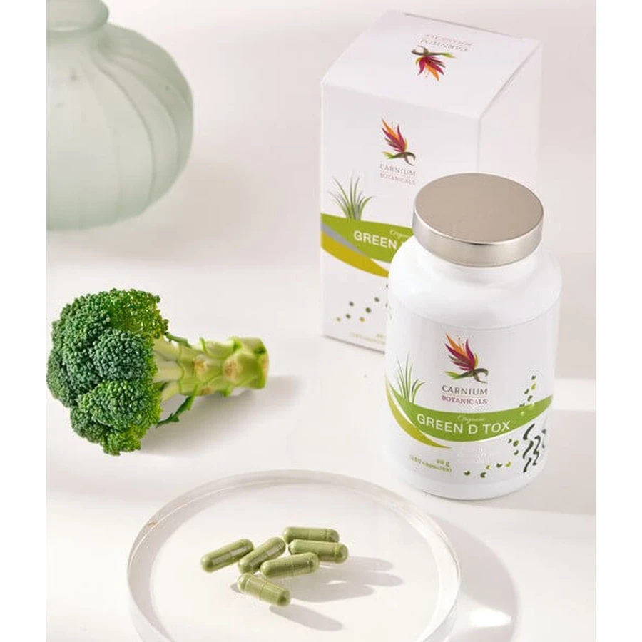 Carnium Botanicals Green D Tox, kapsułki, 180 szt.: ceny i cechy