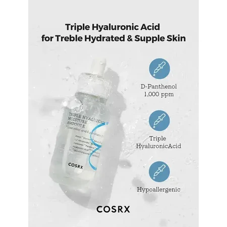 Cosrx Hydrium Triple Hyaluronic Moisture, gezichtsserum, 40 ml