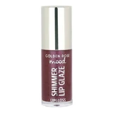 Golden Rose, Mood Shimmer Lip Glaze, Lipgloss met Shimmers, Nr. 254, 6 ml