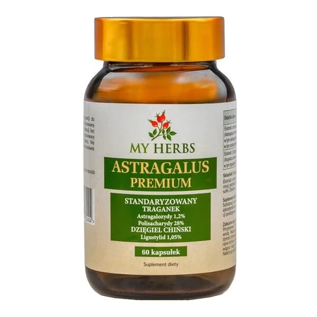 My Herbs Astragalus Premium, kapsułki, 60 szt.: ceny i cechy