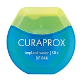 Curaprox Implant Saver, hilo dental para limpiar los surcos alrededor de los implantes, 30 uds.
