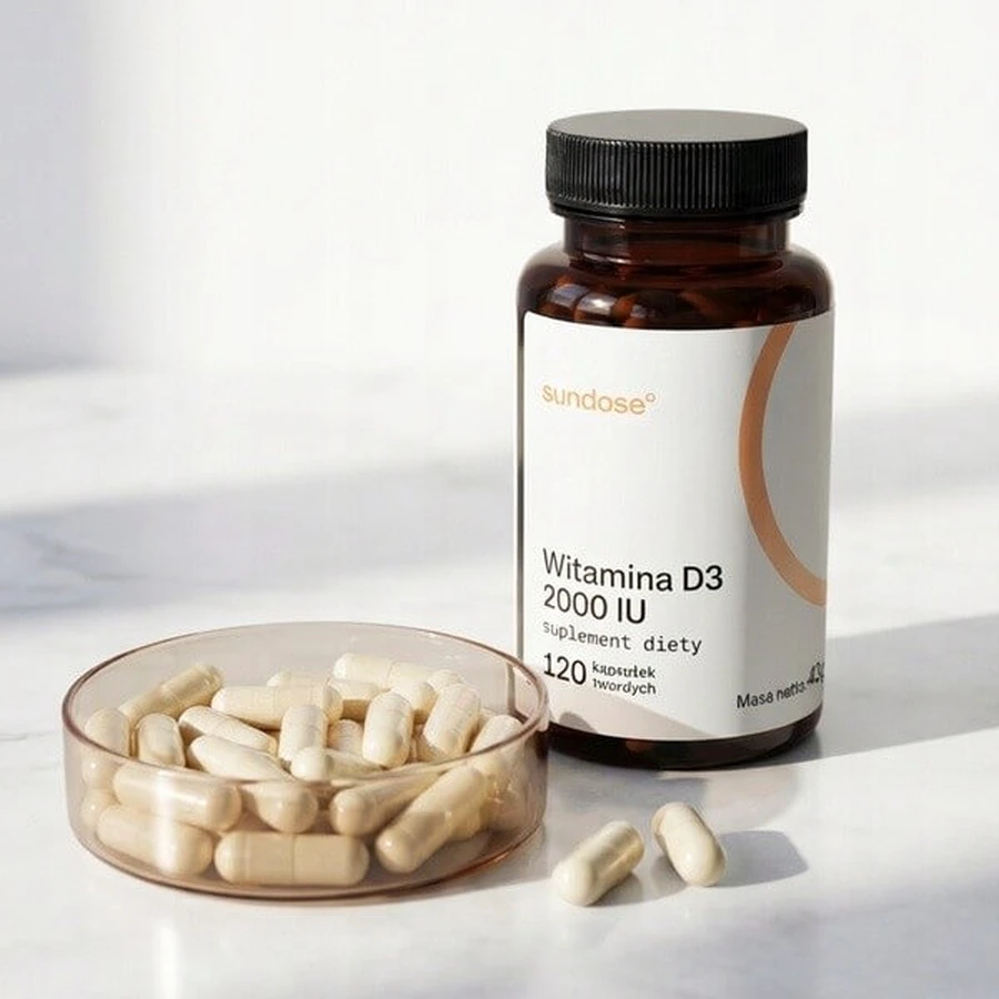 Sundose Vitamina D3 2000 UI, capsule rigide, 120 pezzi.