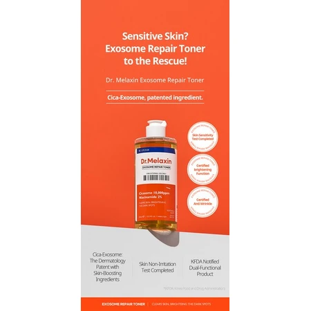 Dr.Melaxin Exosome Repair Toner, tonik naprawczy z egzomosomami, 300 ml: ceny i cechy