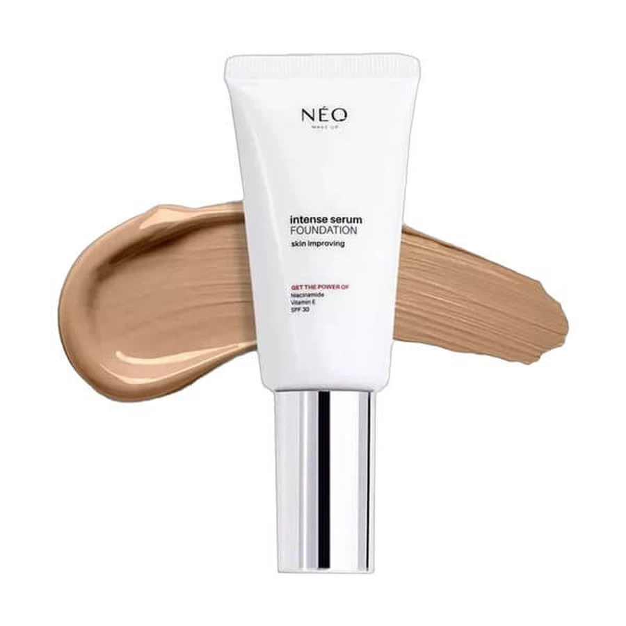 Neo Make Up Intense Serum, satinierte Grundierung, 05 GOLD, 30 ml.
