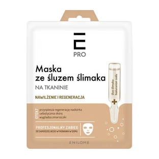 Enilome Pro, snail mucus mask on fabric, 23 ml