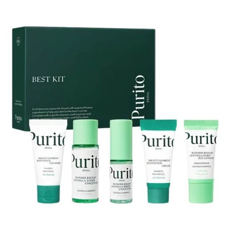 Purito Seoul Best Kit, kit de cuidado facial de viaje, 1 ud.