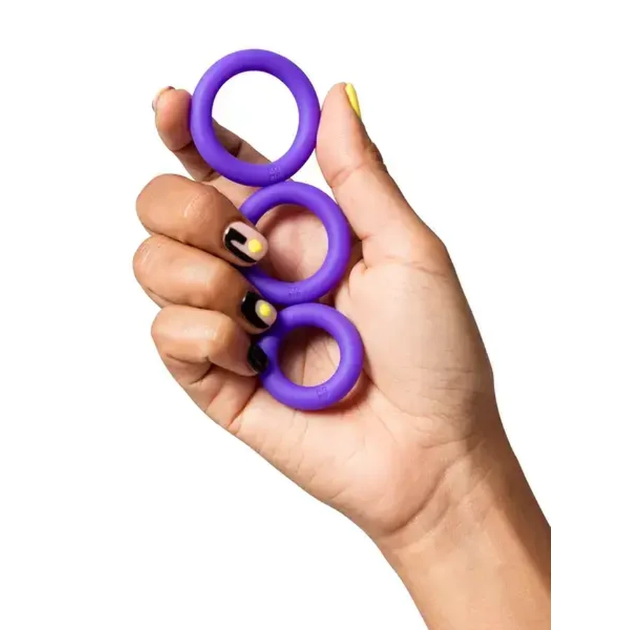 Romp Remix Trio, set di anelli per erezione, 3 pezzi.