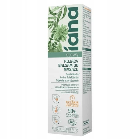Iana, loción de masaje calmante, 100 ml
