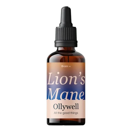 Set de 2 x Ollywell BIO Lion's Mane, picături, 30 ml