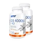 Set van 2x SFD D3 4000IU+K2, tabletten, 120 stuks.