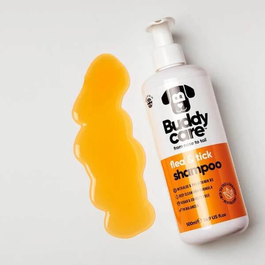 Buddycare, Floh- und Zeckenshampoo, 500 ml
