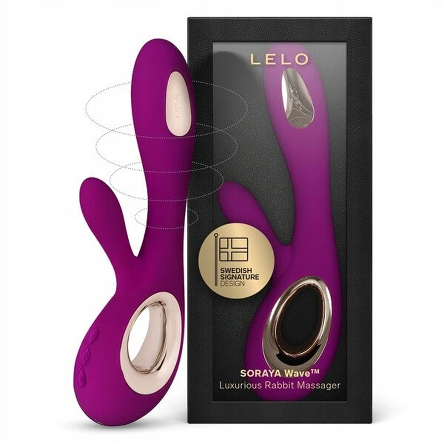 Lelo Soraya Wave Deep Rose, bunny-type vibrator, 1 st.