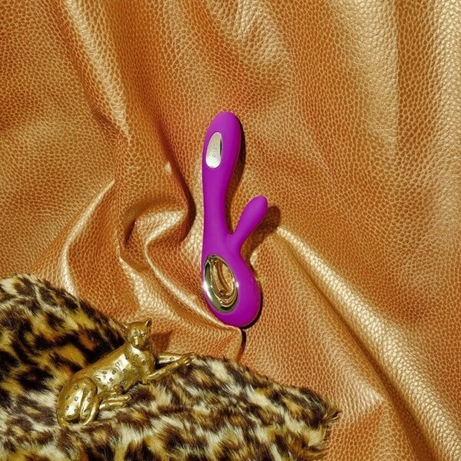 Lelo Soraya Wave Deep Rose, bunny-type vibrator, 1 st.