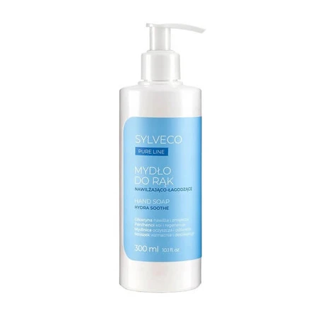 Sylveco Pure Line, savon à mains hydratant et apaisant, liquide, 300 ml