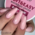 Claresa Soft&amp;Easy Builder Gel, gel per la ricostruzione delle unghie, rosa baby, 45 g
