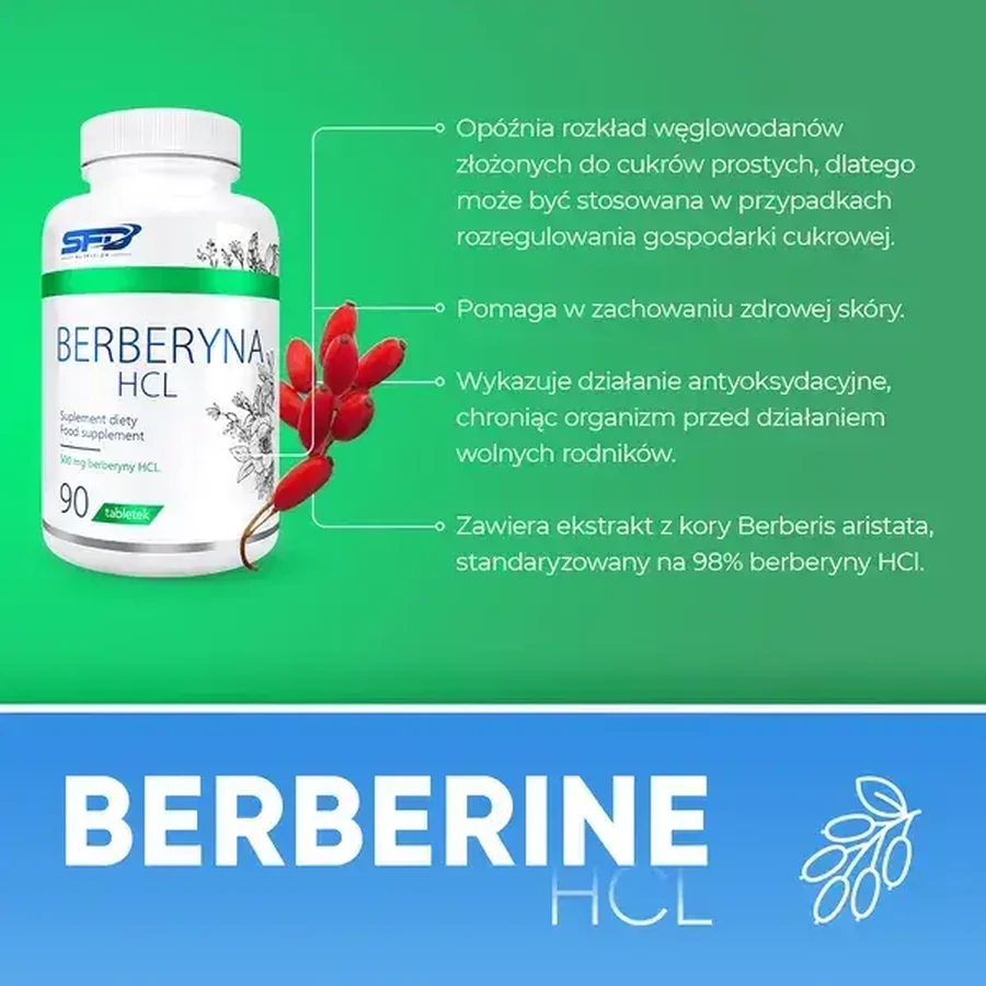 Satz von 2x SFD Berberin HCl, Tabletten, 90 Stück.