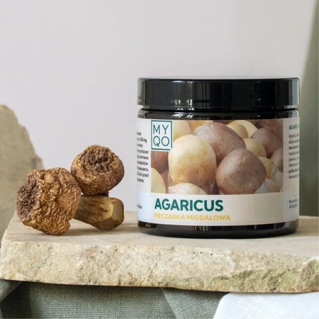 MYQO Agaricus - Amandelpaddenstoel, capsules, 90 st.