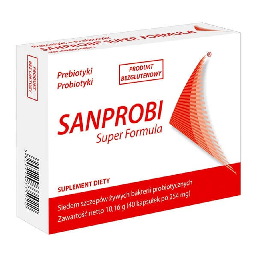 Set Sanprobi IBS, cápsulas, 20 uds. + Sanprobi Super Fórmula, cápsulas, 40 uds.