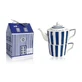 Tea For One Joy bleu - théière et mug