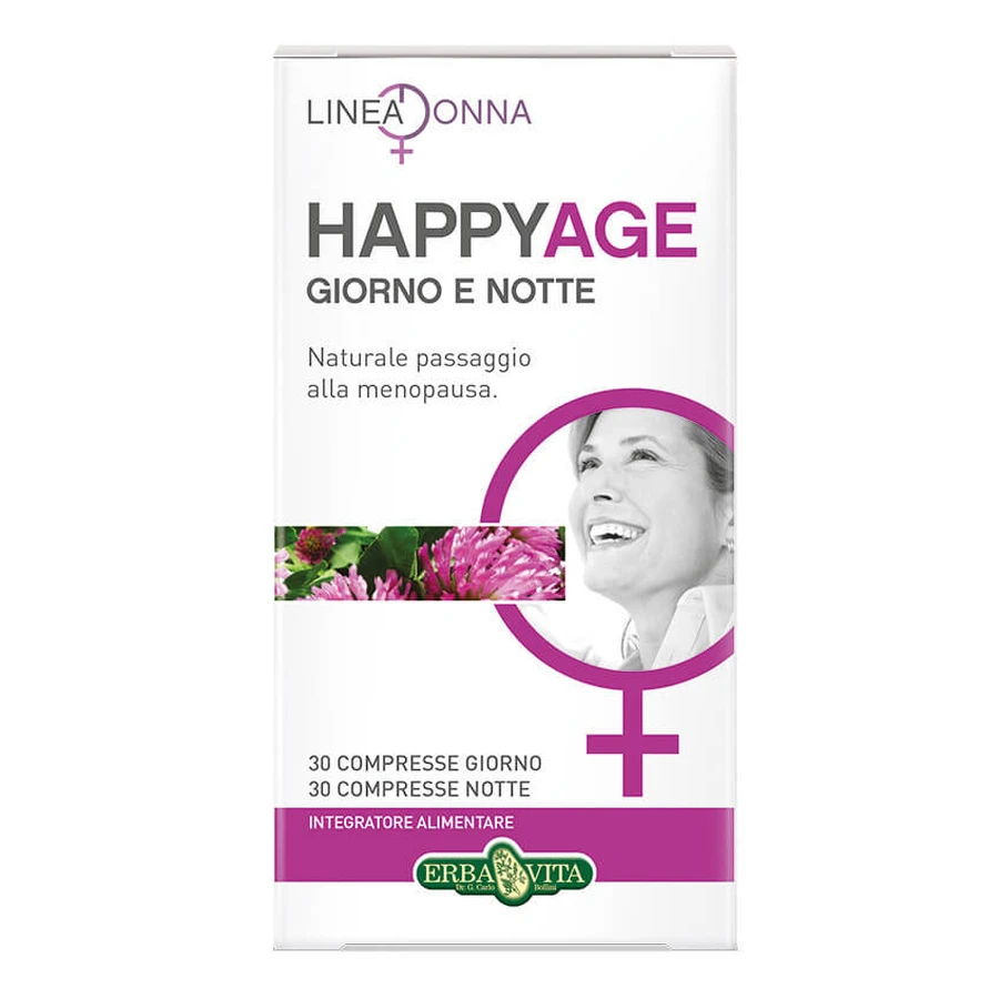Happy Age na dzień i na noc 60 tabletek Erbavita: ceny i cechy