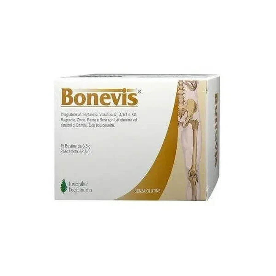 Iuvenilia Biopharma Bonevis Suplemento Dietético 15 Sobres