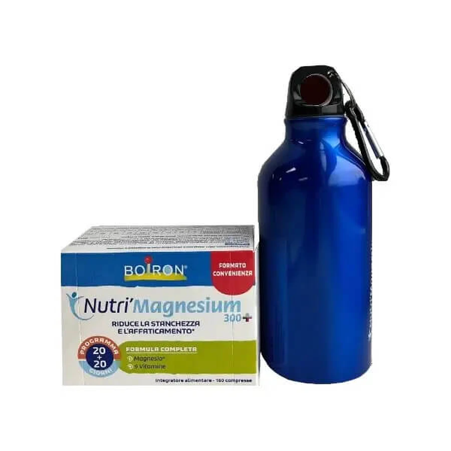 Boiron Nutri'Magnesium 300+ 60 tabletek + butelka wody gratis: ceny i cechy