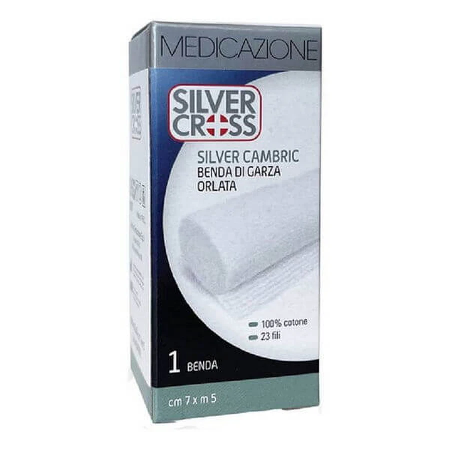 BANDAGE ARGENTC ORL CAMBR7X500CM