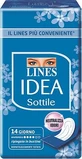 Lines Idea Absorbant mince anatomique plié 14 pièces