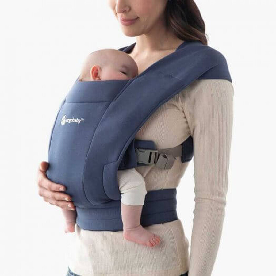 Ergobaby Embrace Zachte Navy Draagzak