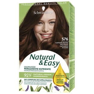 NATURAL &amp; EASY 576 CASTANO ROSSO N