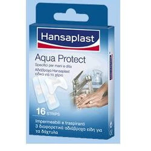 Hansaplast Aqua Protect Dłonie Palce 16 sztuk