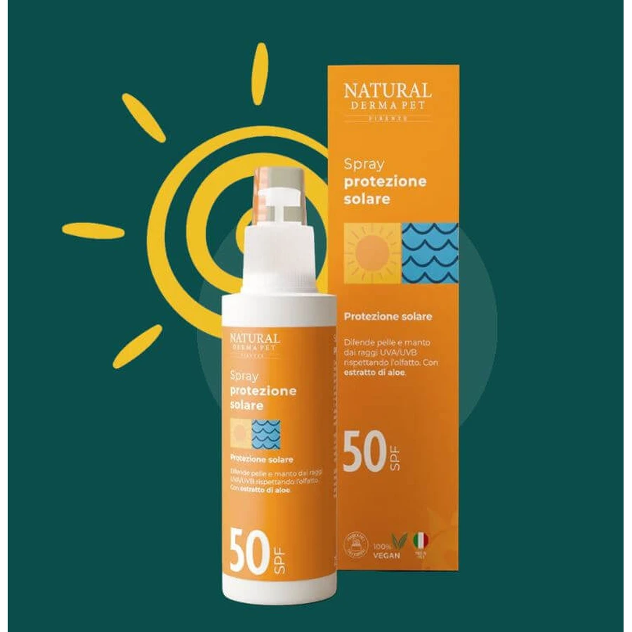 NATURAL DERMA PET HUNDESPRAY SONNENSCHUTZ 50 SPF 75 ML