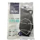 MASCĂ FFP2 MOSC NEGRU 10PCS