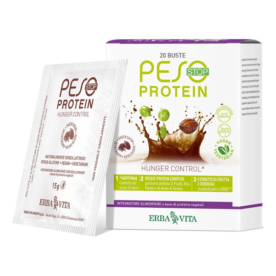 Peso Stop Protein 20 Sachets Erbavita