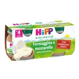 HiPP Homogenisierter Bio-Käse und Mozzarella 2x80g