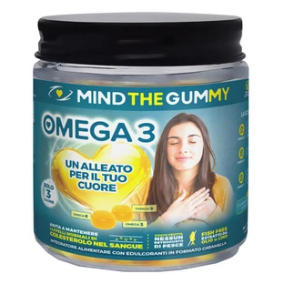 LET OP DE GUMMY OMEGA3 60CARAME