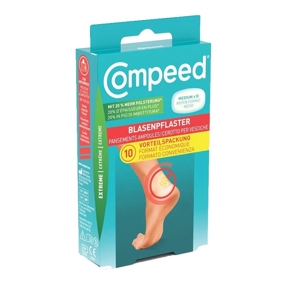 Compeed Extreme Tiritas Medianas 10 Piezas