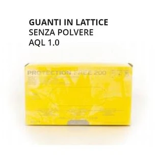 Gants en latex non poudrés Large 100 pièces