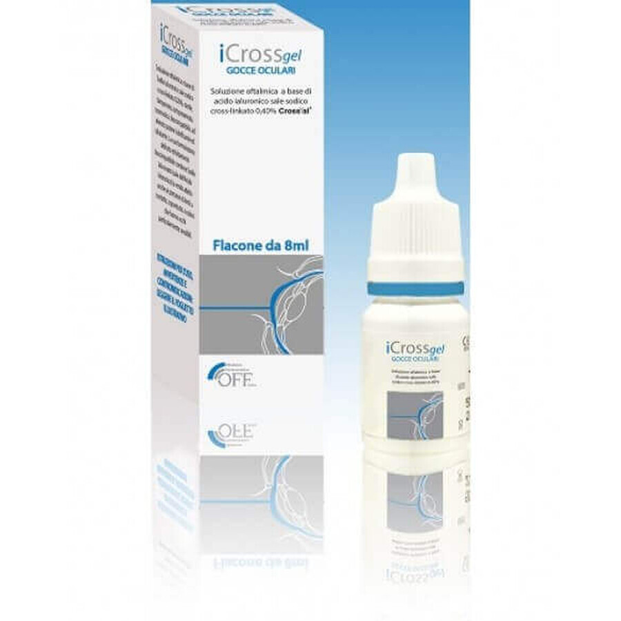 iCross gel solution ophtalmique lubrifiante, 8 ml, Off Italia
