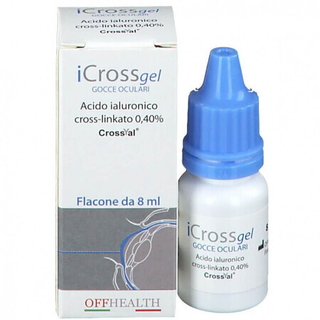 iCross gel lubricante solución oftálmica, 8 ml, Off Italia