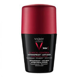 Vichy Homme Déodorant Roll-On Antiperspirant 96h Clinical Control, 50 ml