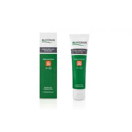 Hoge UV-beschermingscrème SPF30 Alhydran, 59 ml, Bap Medicalbv