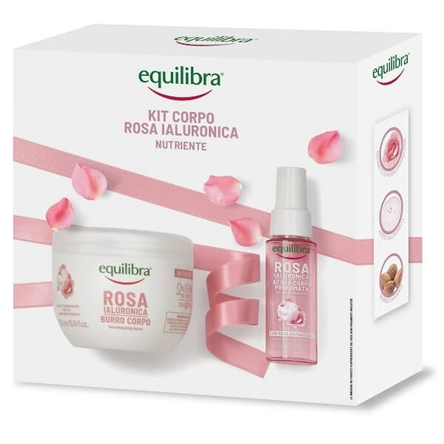 KIT DE CORP HRĂNITOR CU TRANDAFIR HIALURONIC