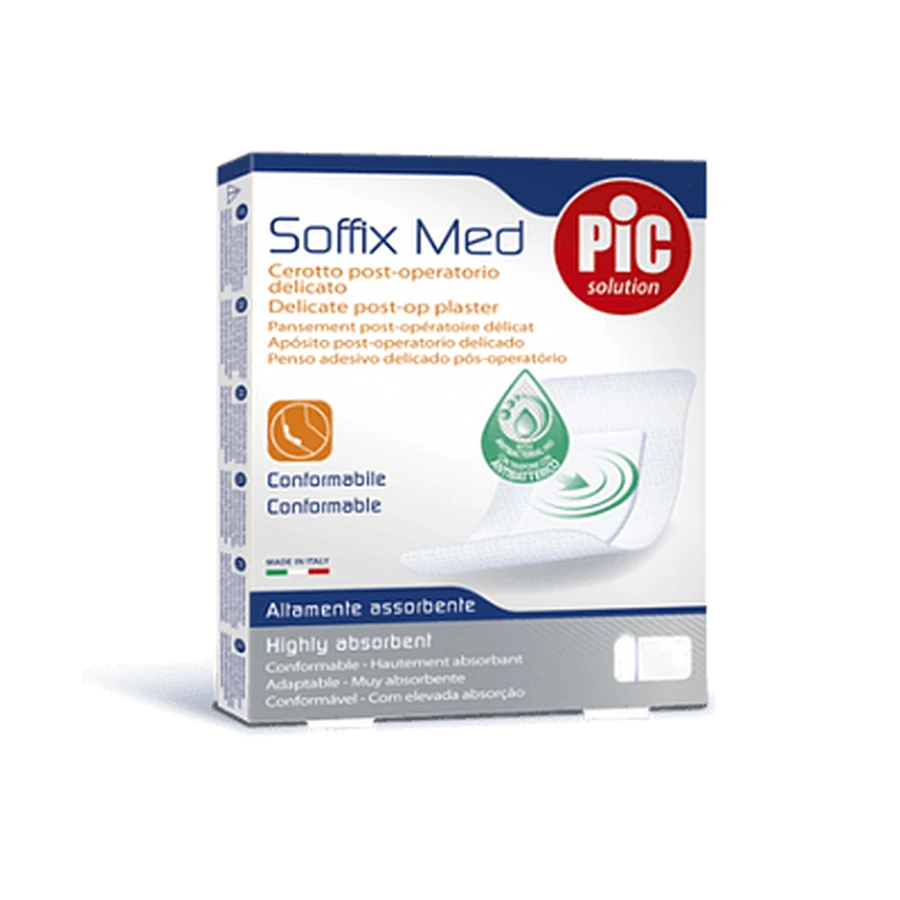 Plâtre Tnt Adhésif Avec Tablette Absorbante Pic Soffix Med 10x8 Cm
