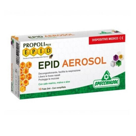 Specchiasol Epid - Aerosol Dispositivo Medico, 10 fiale x 2ml