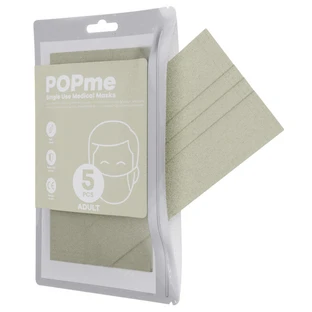 Popme Mască chirurgicală Sand 5 bucăți
