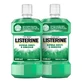Rince-bouche Listerine pour la défense des dents et des gencives 2×500 ml